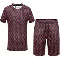 new gucci tracksuit survetement manche courte win grid